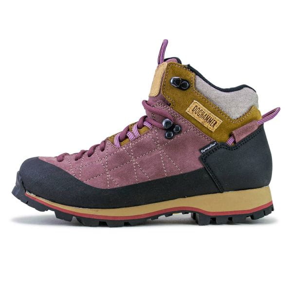 nachhaltiger damen bergschuh in der farbe lila