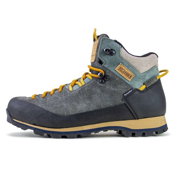 nachhaltiger Bergschuh für Herren in grau und blau